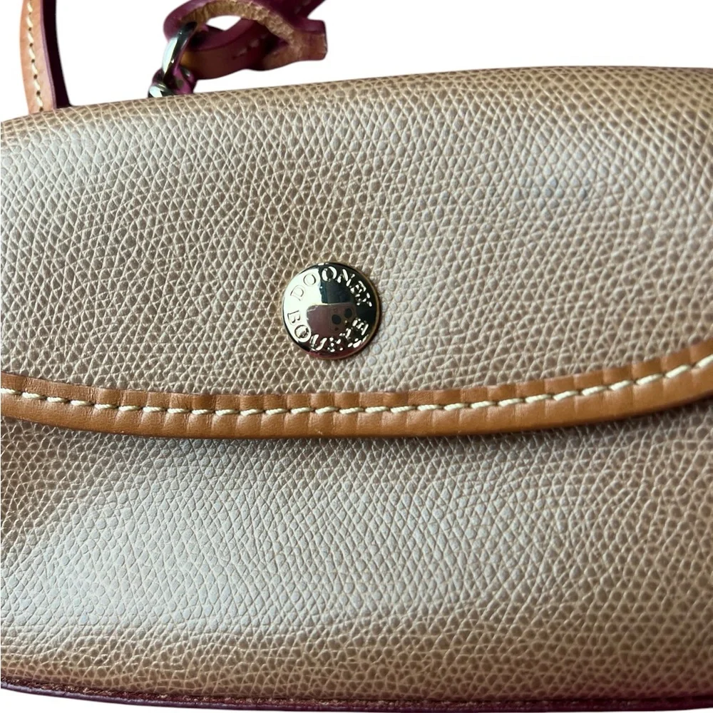 Vintage Dooney & Bourke Camel small coin Wristlet #dooney&bourke - Picture 5 of 8